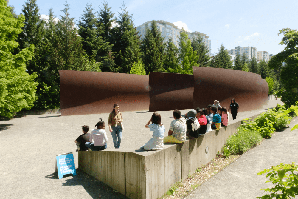 Itinerary Inspo: Seattle Waterfront Walking Tour SAM Olympic Sculpture Park PHOTO: Alborz Kamalizad